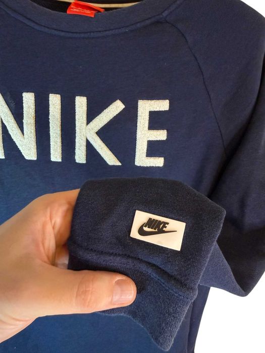 Bluza Nike granatowa z dużym logiem s