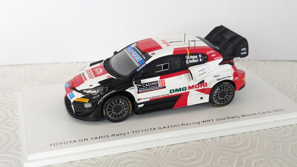 Spark 1:43 S6690 Toyota Yaris Rally1 WRC Ogier Rally Monte Carlo 2022