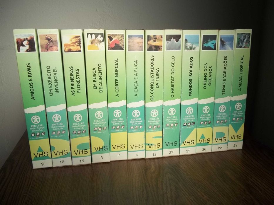 Desafios da Vida em  38 cassetes VHS