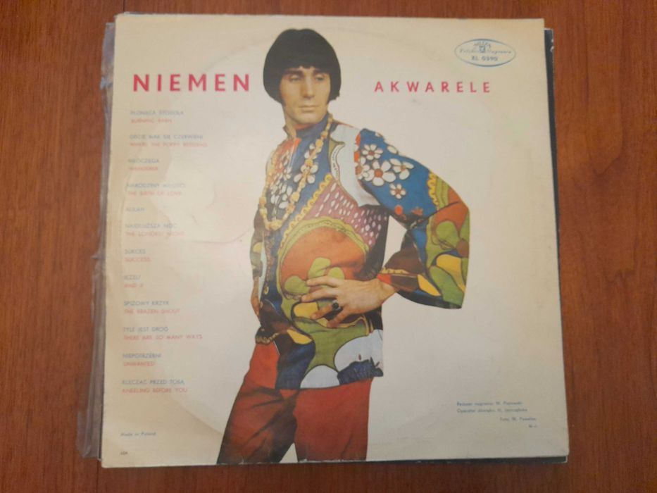 Niemen Akwarele płyta winylowa duża 1967r.