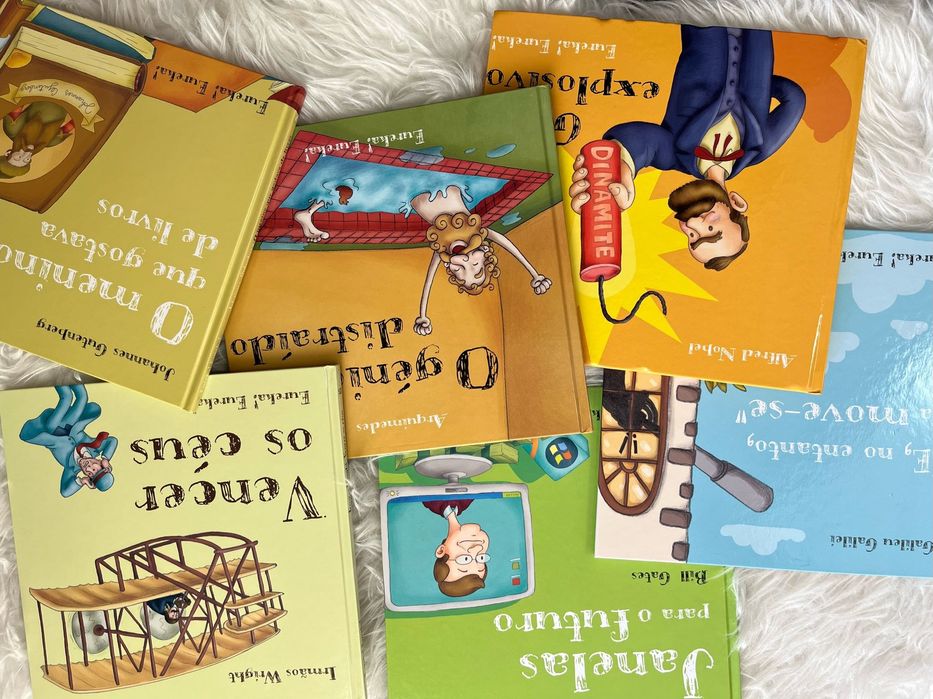 Livros infantis da coleção Eureka! Eureka!