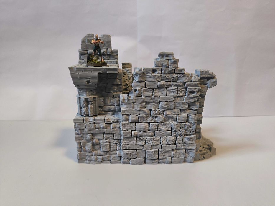 Zrujnowany mur 6(Lost City) RPG Diorama Makieta D&D