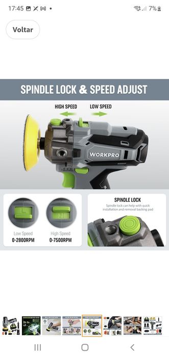 Polidora/lixadeira Novo