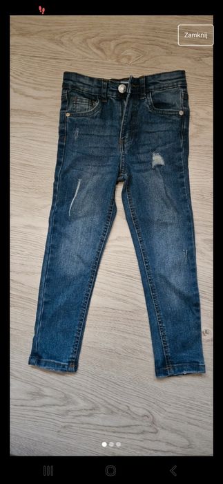 Spodnie jeansowe r 110