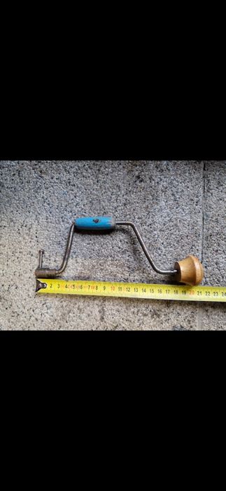 Stara wiertarka ręczna korba prl