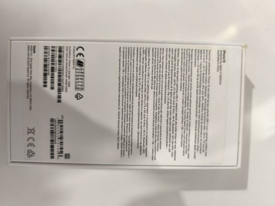 IPhone 13 pudełko, nowe szkiełko i etui