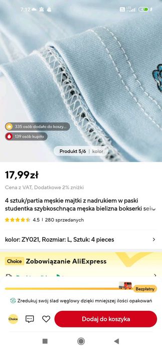 Bokserki męskie 4sztuki