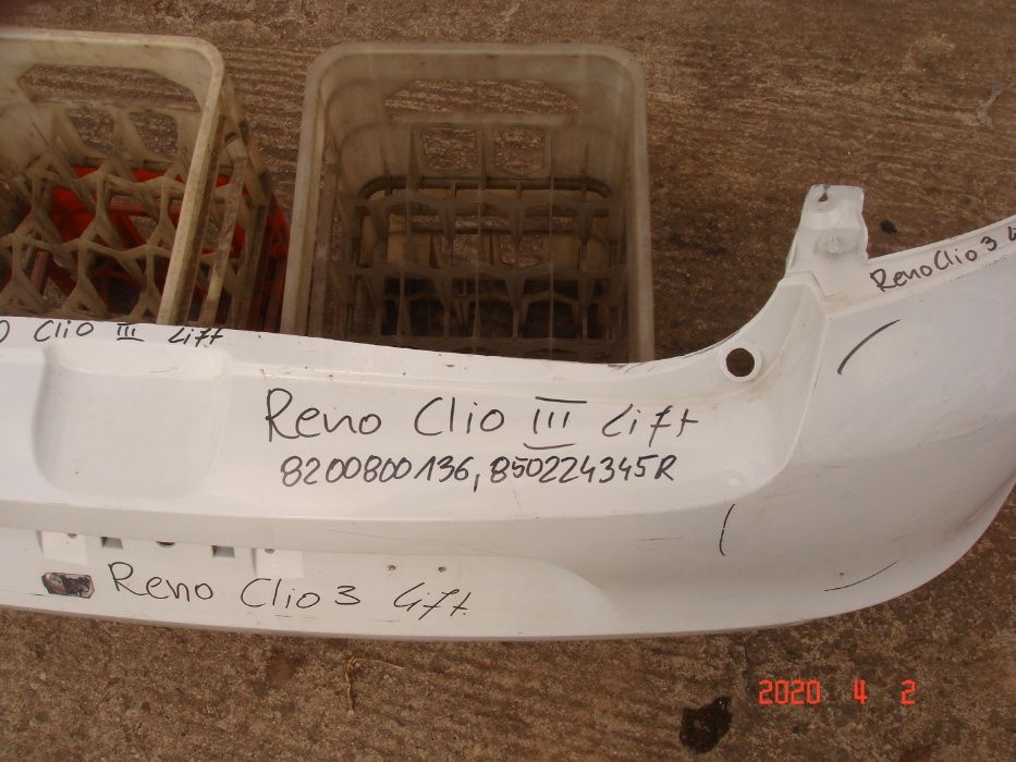 Zderzak tylny Renault Clio 3 Lift.