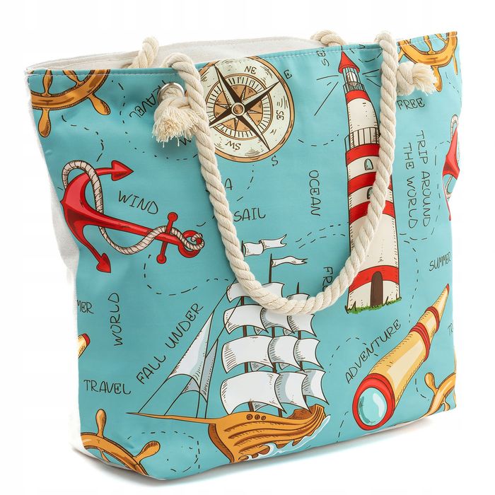 Torba Plażowa na plażę modna