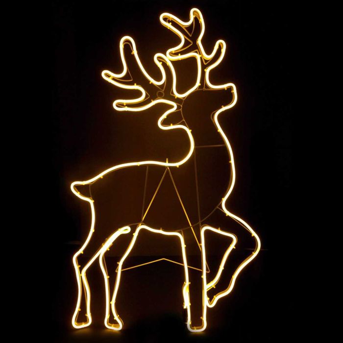 Renifer LED Neon – lampki świąteczne zewnętrzne dekoracja ogrodowa