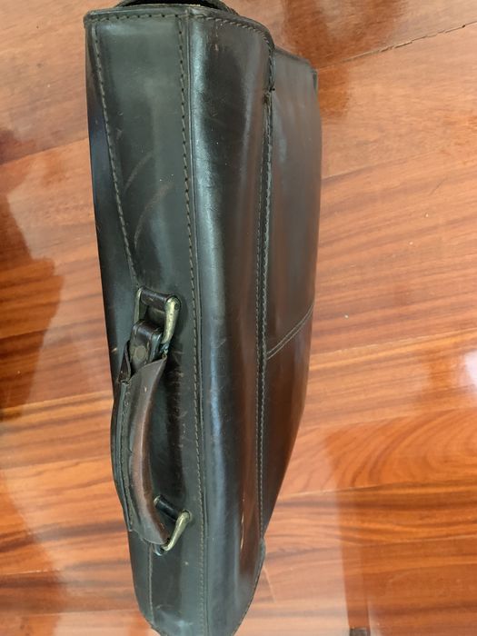 Pasta executivo em pele Bugatti