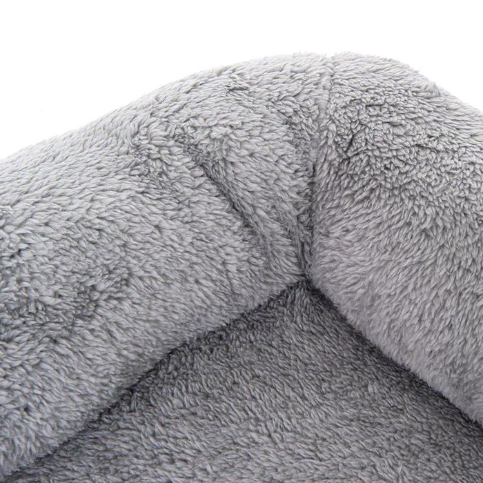 Legowisko Poduszka do Klatki dla Psa M 77x55x10cm Jasnoszare