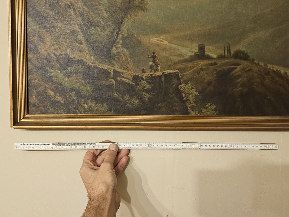 Obraz reprodukcja w ramie pejzaż