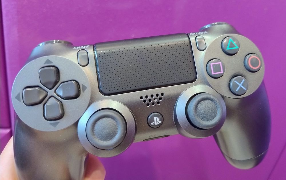 Джойстик для приставок і ПК(Dualshock 4 Steel black)