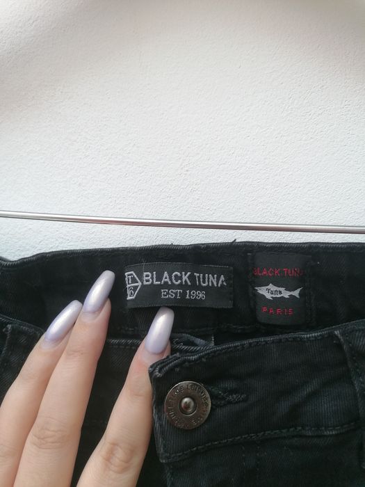 Calças De Ganga Pretas de Rapaz