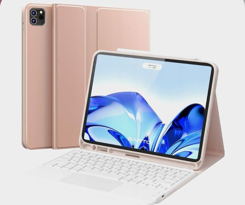 Zestaw Etui + Klawiatura Bluetooth + Mysz | iPad Air 4/5 / Pro 11 | Ró