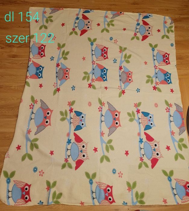 Zestaw 4 kocyk dziecięcych.