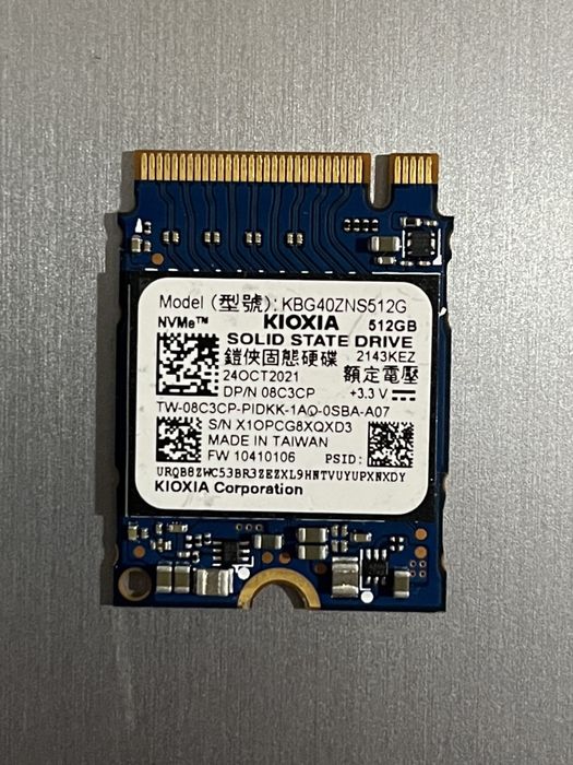 SSD M.2 2230 Kioxia BG4 512GB NVMe