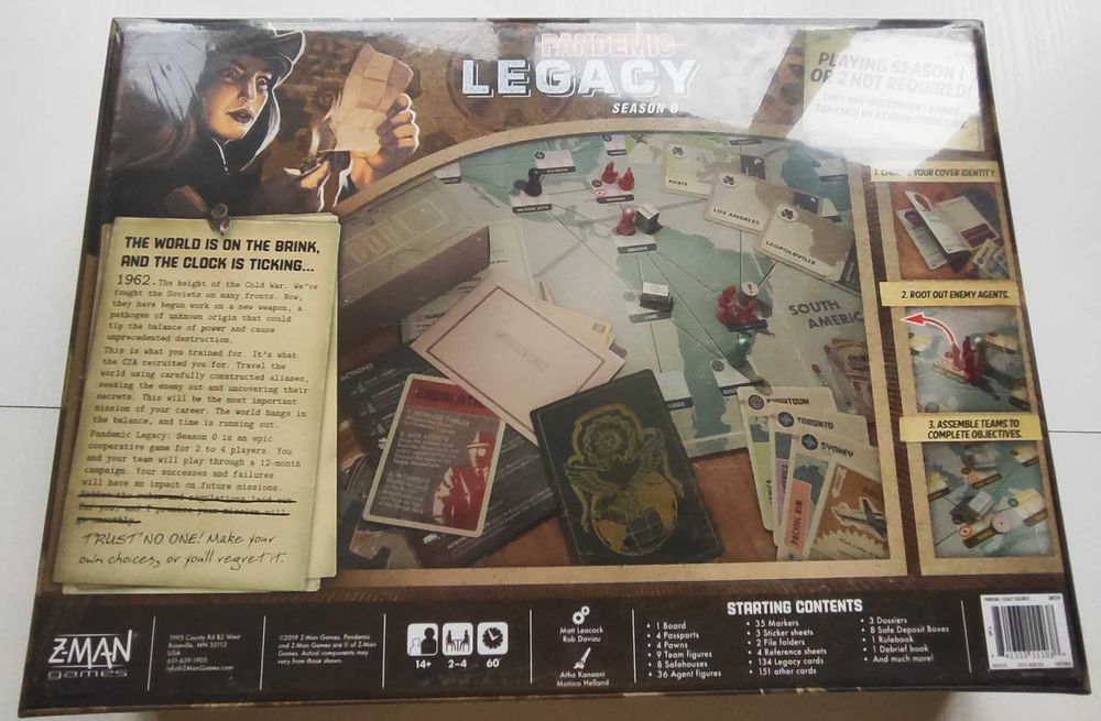 Pandemic Legacy: Season 0