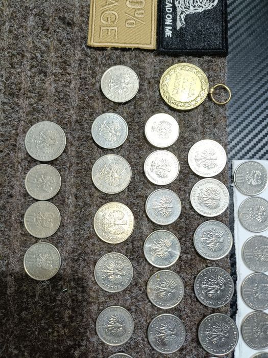 Monety Polskie stan bardzo dobry tylko całość