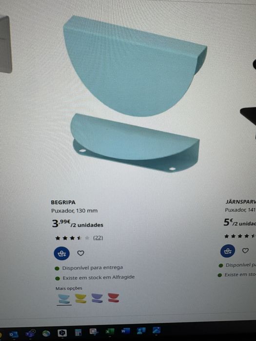 Puxadores Begripa IKEA