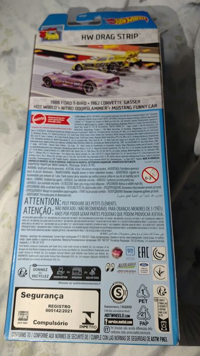 Pack de 5 hot wheels