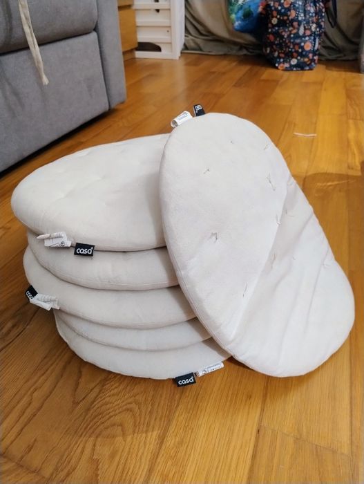 Almofadas de assento redondas