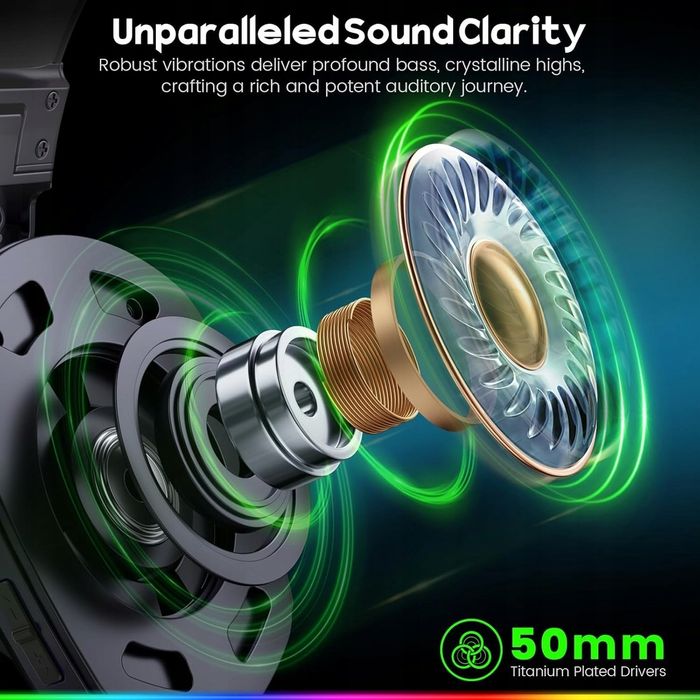 Słuchawki Gamingowe Bezprzewodowe Nauszne WESEARY WG1 PC