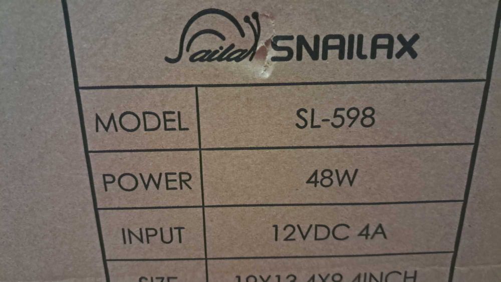 Masażer Snailax SL-598, nowy, masaż Shiatsu stóp, łydek, przedramion