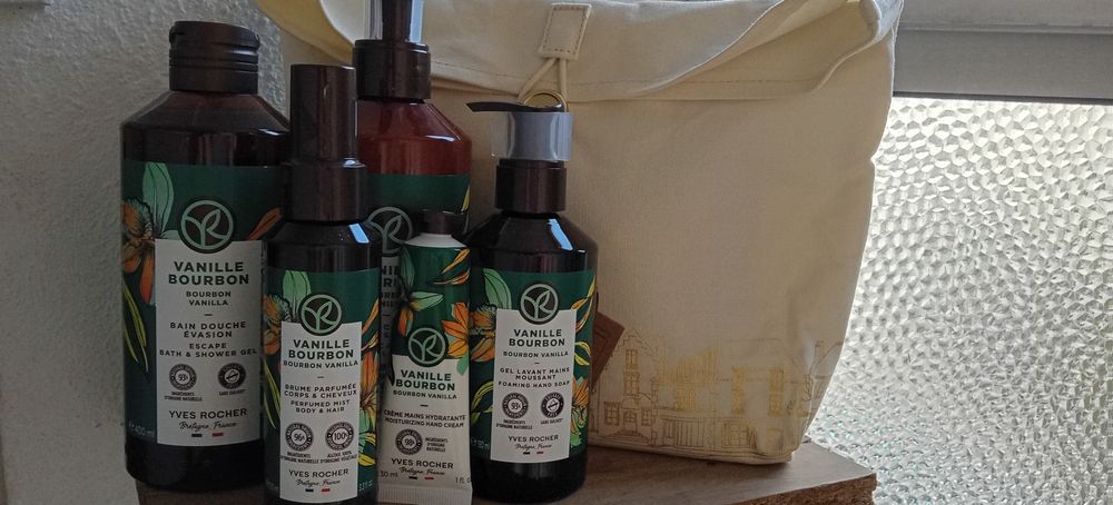 Conjuntos baunilha yves rocher