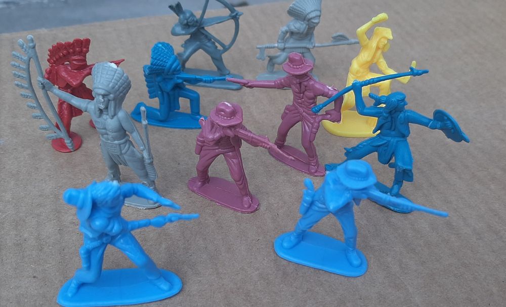 Cowboys e Índios monocromáticos