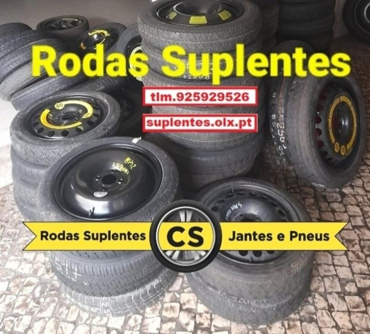 Rodas suplentes Pneus de emergência Mercedes VW Audi Ford Seat  Peugeo