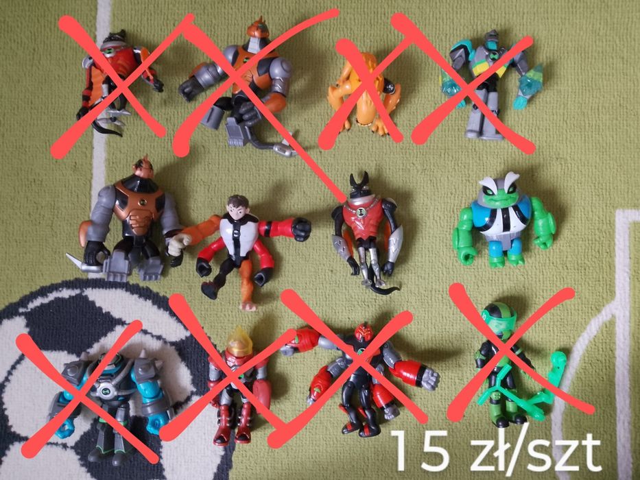 Figurki Ben 10 używane
