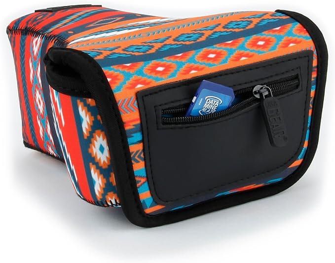 USA Gear Capa para câmara DSLR com proteção de neoprene, alça para cinto e armazenamento de acessórios