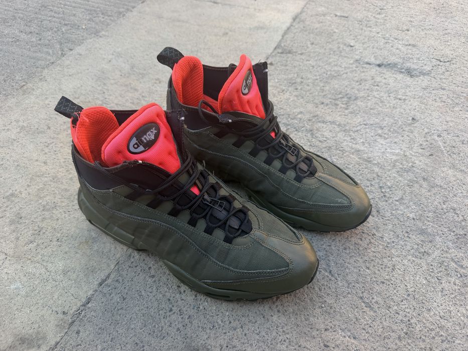 Nike Air Max 95 Sneakerboot Dark Loden 806809-300 47 размер