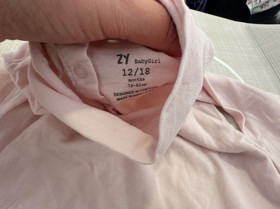 Camisola Zippy + Calças Flores Fagottino (12-18M)