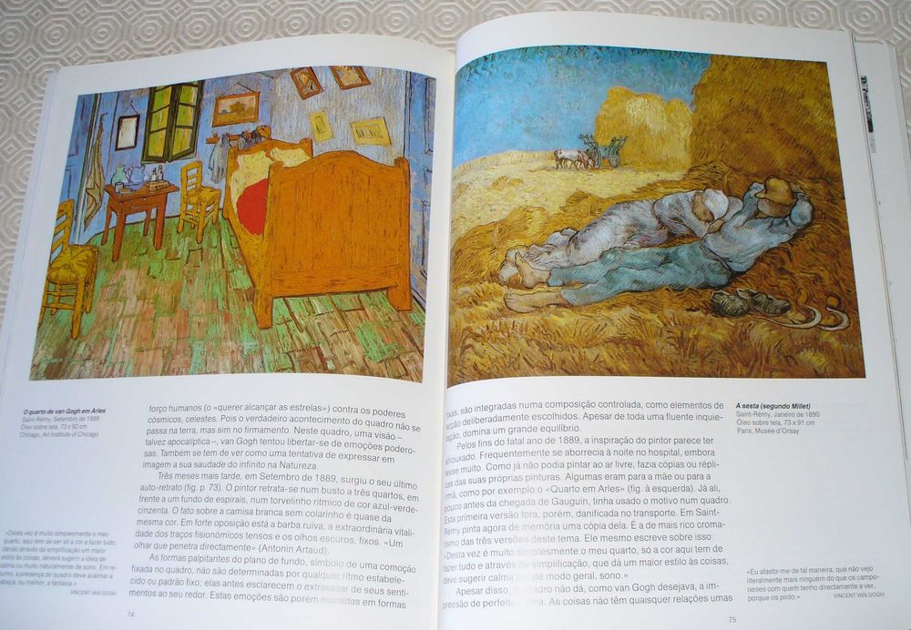 Taschen; pintura: Matisse; Vincent Van Gogh; Lichhtenstein; Botticelli