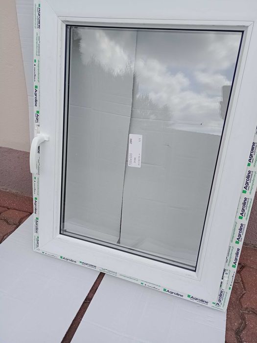 OKNO dwuszybowe PCV szer.80 x wys.90 lub 90x80 techniczne i inne
