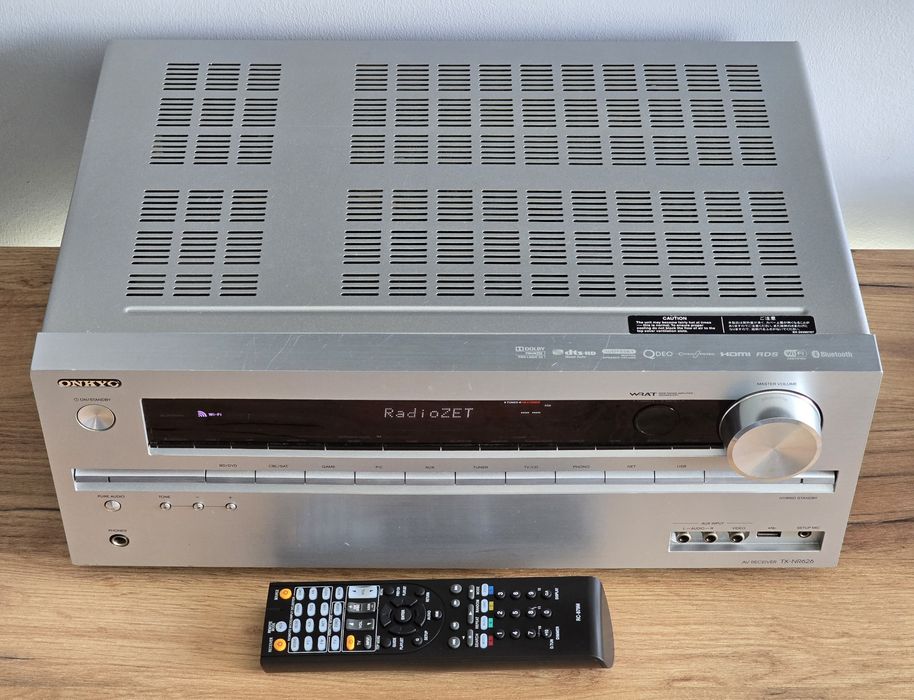 Onkyo TX-NR626 Amplituner 7.2 Spotify WiFi Bluetooth HDMI ARC USB THX Burr-Brown