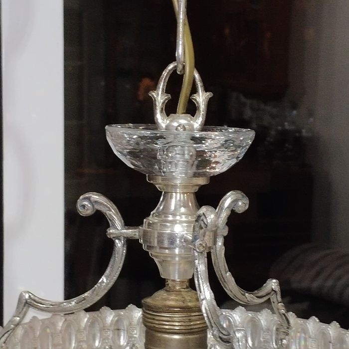 Candeeiro / Lustre de cristal vintage
