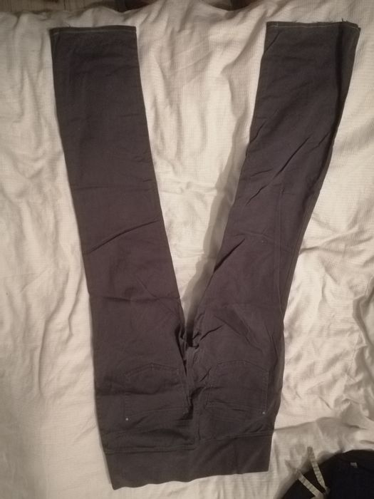 Jeansy ciążowe h&m mam rozm.  40 grafitowe szare