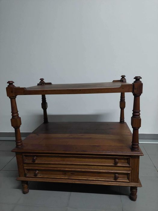 Mesa TV de madeira vintage