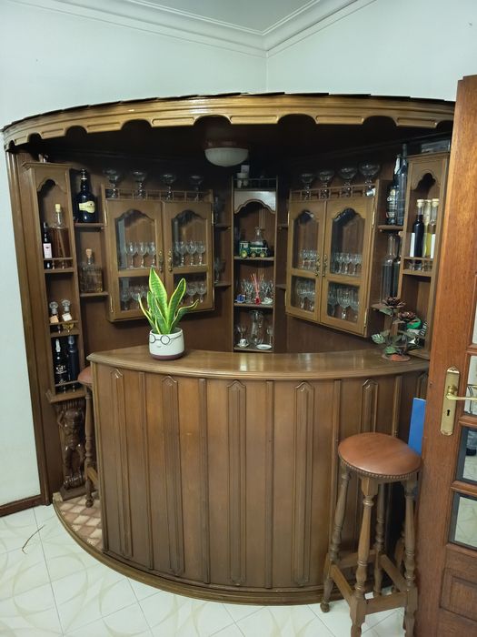 Móvel Bar de canto antigo