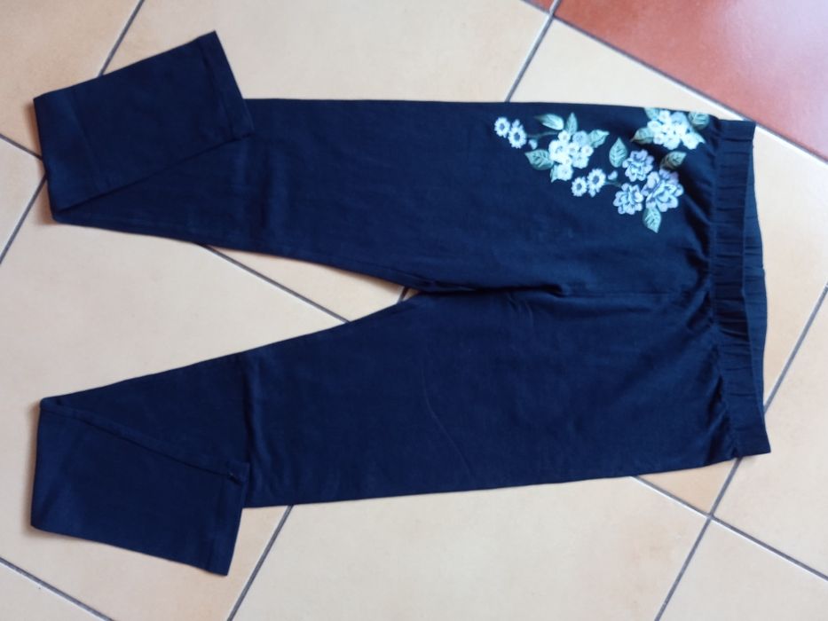 Legginsy niebieskie