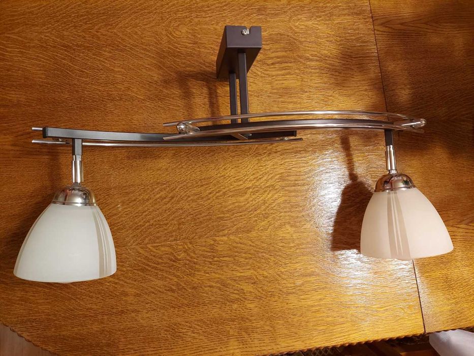 Lampa wisząca 5-cio punktowa + kinkiet 2 punktowy