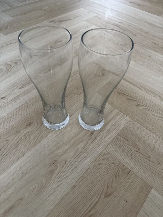 Pokale do piwa IKEA 500 ml komplet 2 sztuk stan idealny