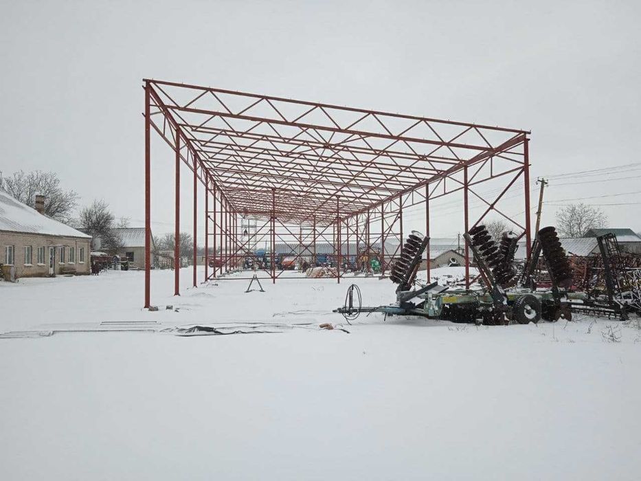 Б/у каркас ангар склад 10*18/10*24/12*35/18*50 доставка по Региону