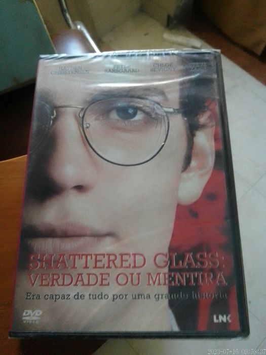 Dvd NOVO Shattered Glass Verdade ou Mentira SELADO Filme Hayden Chist.