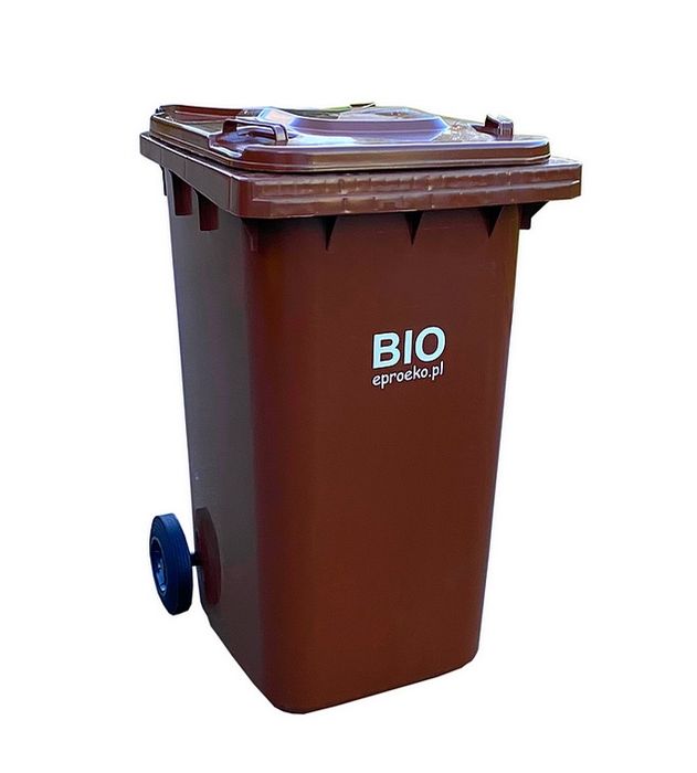 Kosz pojemnik kontener śmietnik na odpady śmieci bio eko 120l 240l EU