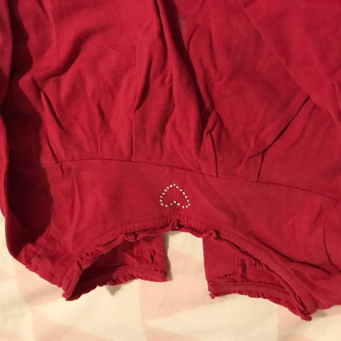 (2 por 1)Vestidos 18 meses e Bata+Chapeu laranja _ Guanabara